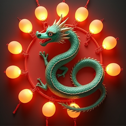 Silk Dragon Lanterns Casino Dart Winner